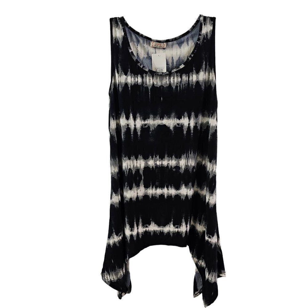Lida Collection Tie Dye Women’s Size XL Sleeveless Flowy Pullover Fashion Top
